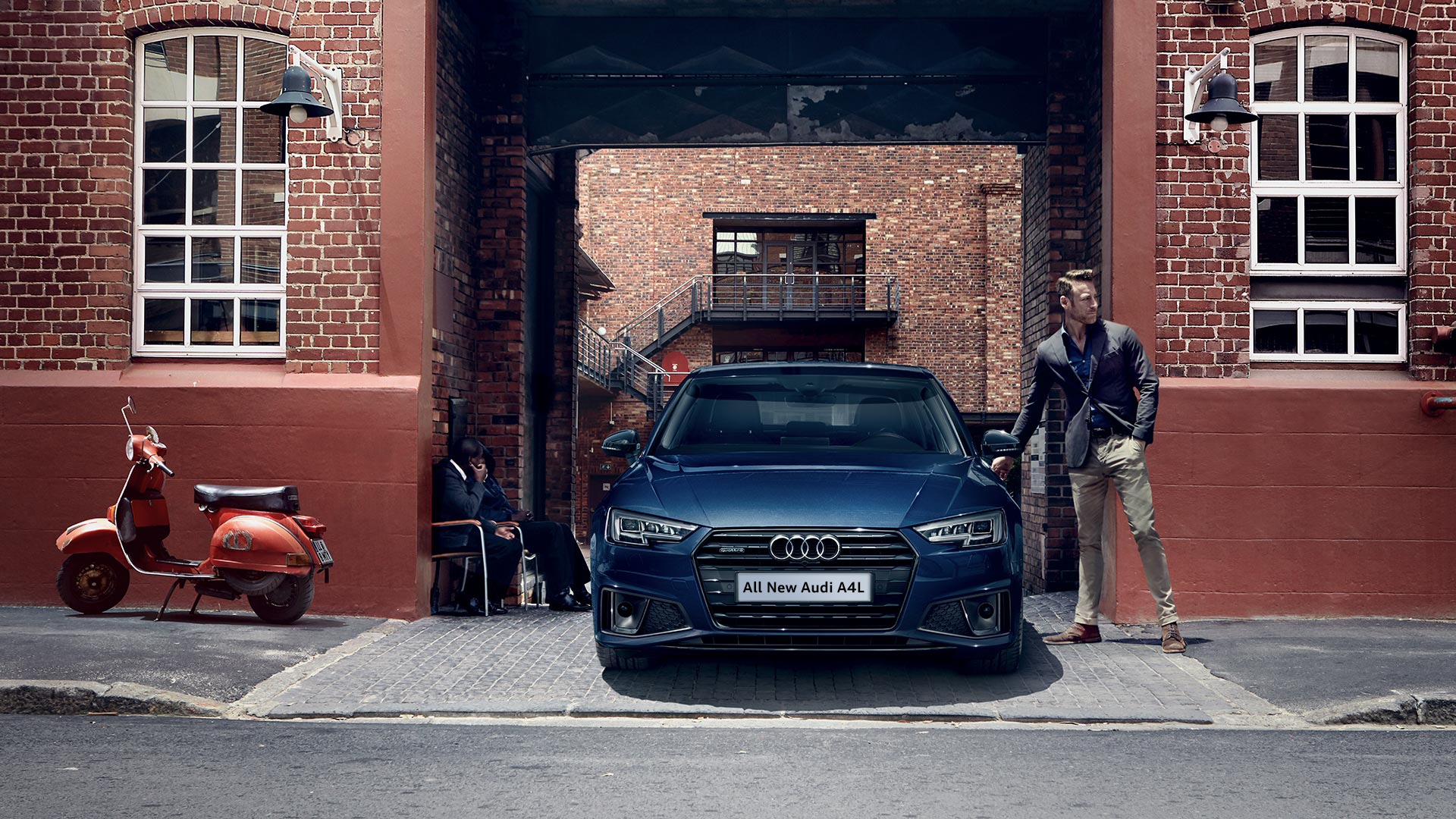 Sharp body lines – relaxation of majestic momentum. All-new Audi ...