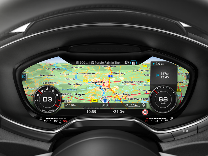 奥迪虚拟座舱,一切尽收眼底